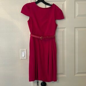 Alice and Olivia magenta belted dress size 4